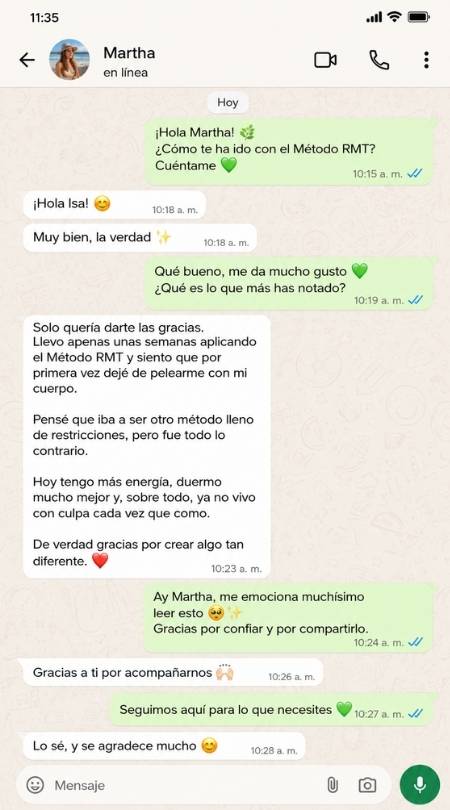 Testimonio RMT