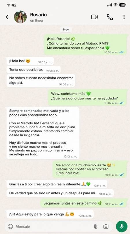 Testimonio RMT