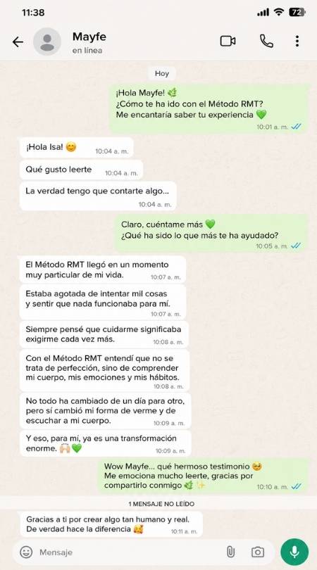 Testimonio RMT